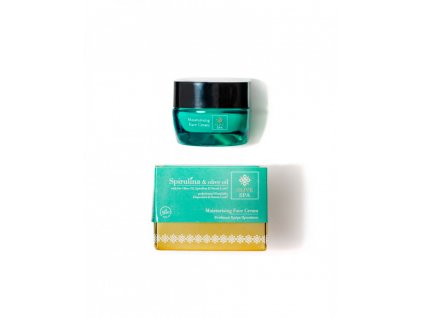 Spirulina & Olive Oil Hydratačný krém na tvár  Spirulina & Olive Oil  Moisturising face cream