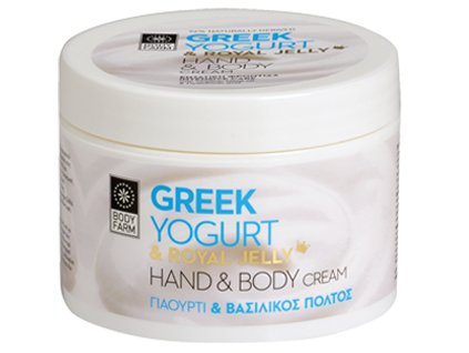 Greek yogurt Krém na ruky a telo  Hand & body cream Greek Yogurt & Royal jelly
