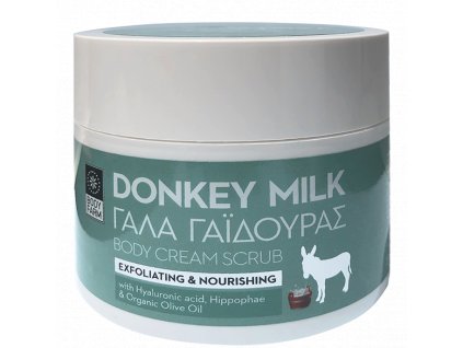 Donkey milk Telový peeling  Body scrub Donkey milk