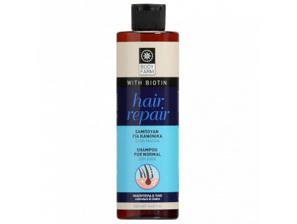 BodyFarm Regeneračný šampón na normálne a suché vlasy  Hair repair shampoo for normal - dry hair BodyFarm