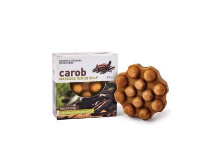 LUX111F Carob Massage Scrub Soap site
