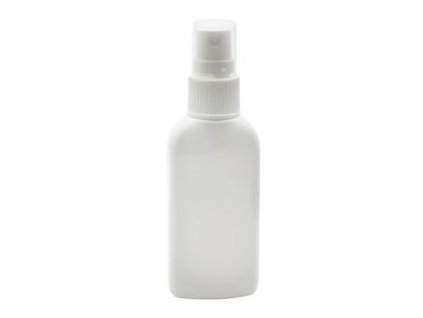 Set 20/410 Biela plastová fľaša s rozprašovačom oválna 50 ml