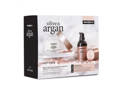 36066 Macrovita Olive & Argan Darčekový set nočný krém a očný krém