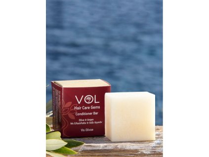 Vis Olivae Tuhý kondicionér na vlasy  Vis Olivae Olive & argan oil solid conditioner bar