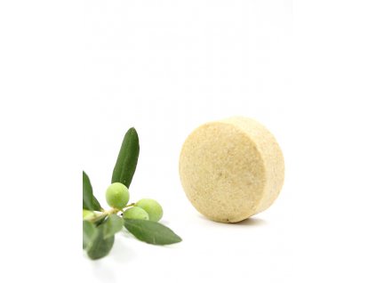 Vis Olivae Prír.okrúhle mozaikové mydlo s kozím mliekom a ovs.vločkami NATURAL  Vis Olivae Round stone mosaic soap goat's milk and oats, all natural