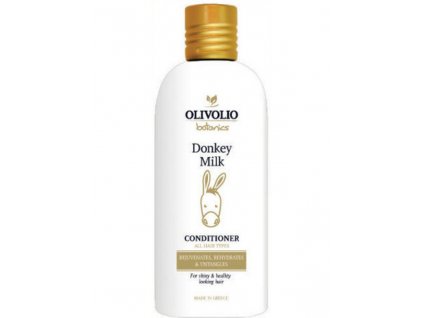 Olivolio Botanics Kondicionér pre všetky typy vlasov s oslím mliekom  Olivolio Donkey Milk Conditioner All Hair Types 200 ml
