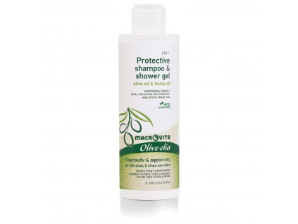 33154 Olive Elia Protective shampoo & shower gel 2 in 1 microbiome friendly