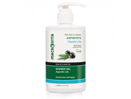Macrovita Shower gel aquatic lily  Macrovita Olive oil product line