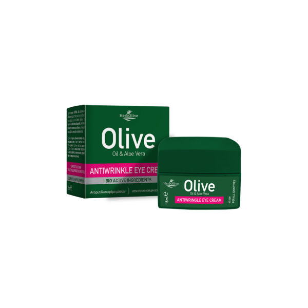 Madis Herbolive Face eye cream antiwrinkle - Protivráskový očný krém  15 ml