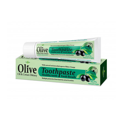 Madis Herbolive Toothpaste with olive oil & cretan dittany - Zubná pasta s olivovým olejom a Cretan dittany  75 ml
