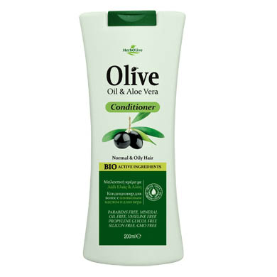 Madis Herbolive Conditioner for normal & oily hair with aloe vera - Kondicionér aloe vera (normálne a mastné vlasy)  200 ml