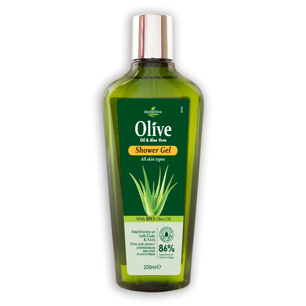 Madis Herbolive Body shower gel aloe vera - Sprchovací gél s aloe vera  200 ml