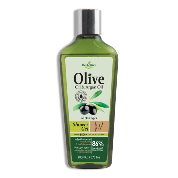 Madis Herbolive Body shower gel with argan oil - Sprchovací gél s arganovým olejom  200 ml