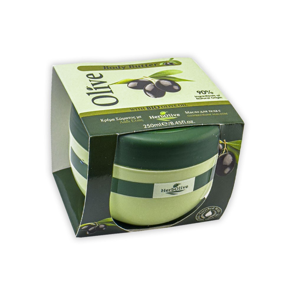 Madis Herbolive Body butter olive oil - Herbolive Telové maslo s olivovým olejom  250 ml