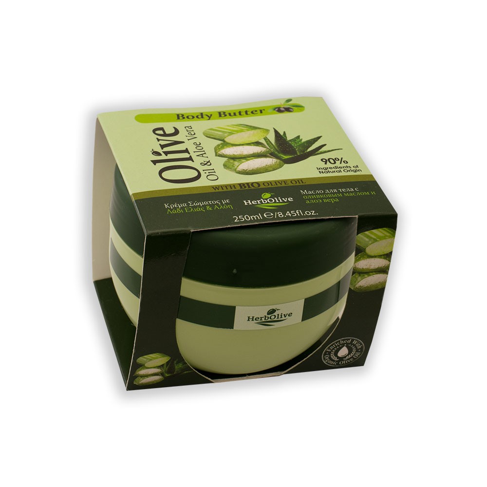 Madis Herbolive Body butter aloe vera - Telové maslo s aloe vera  250 ml