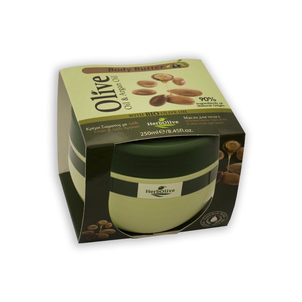 Madis Herbolive Body butter argan oil - Telové maslo s arganovým olejom  250 ml