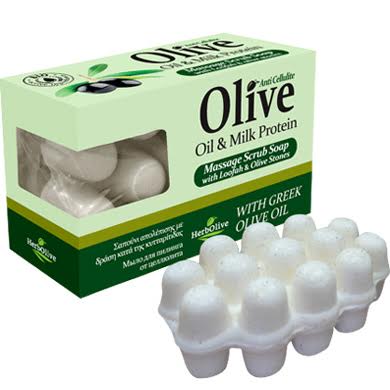 Madis Herbolive Massage soap with milk protein - Masážne mydlo s mliečnymi proteínmi  100 g