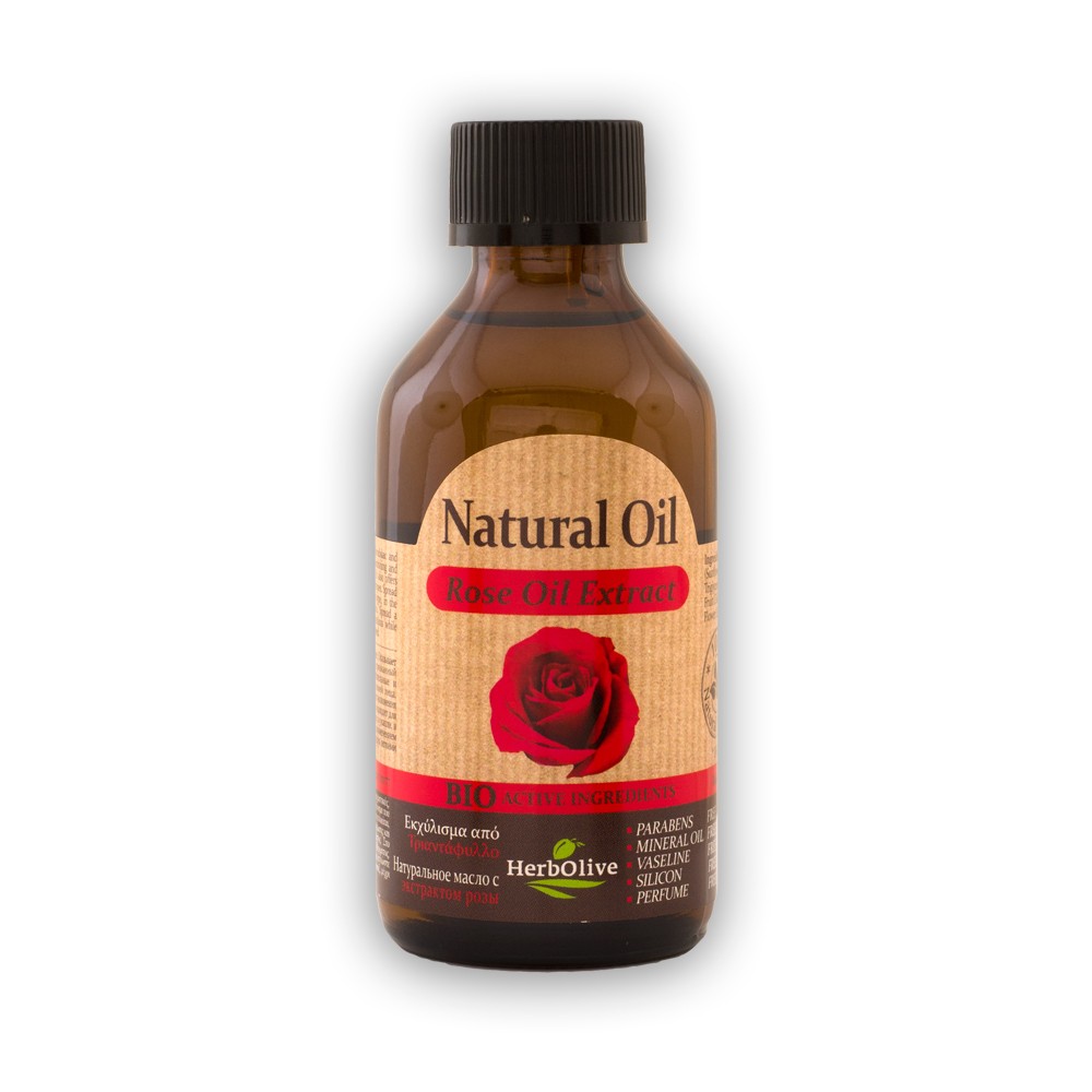 Madis Herbolive Natural rose extract oil - Prírodný olej z extraktu z ruží  100 ml