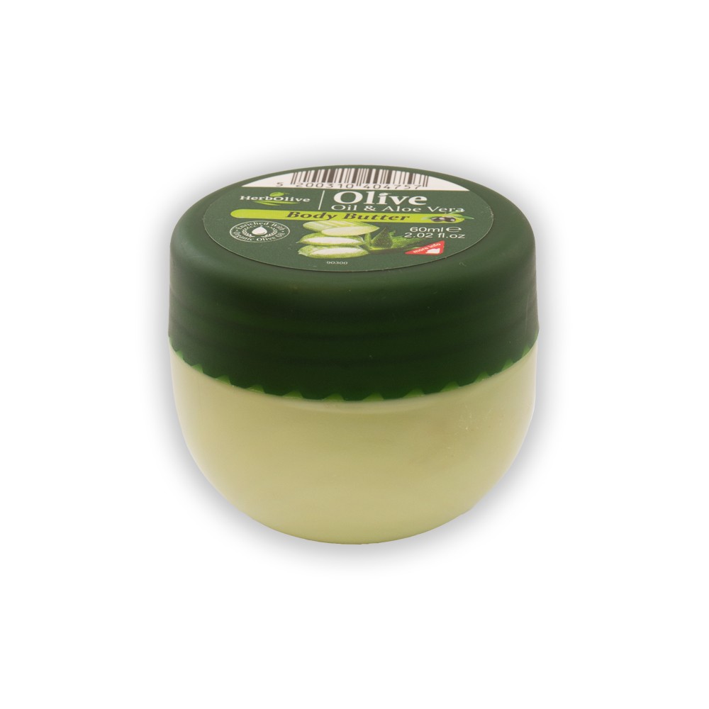 Madis Herbolive Body butter aloe vera mini - Telové maslo s aloe vera mini  60 ml