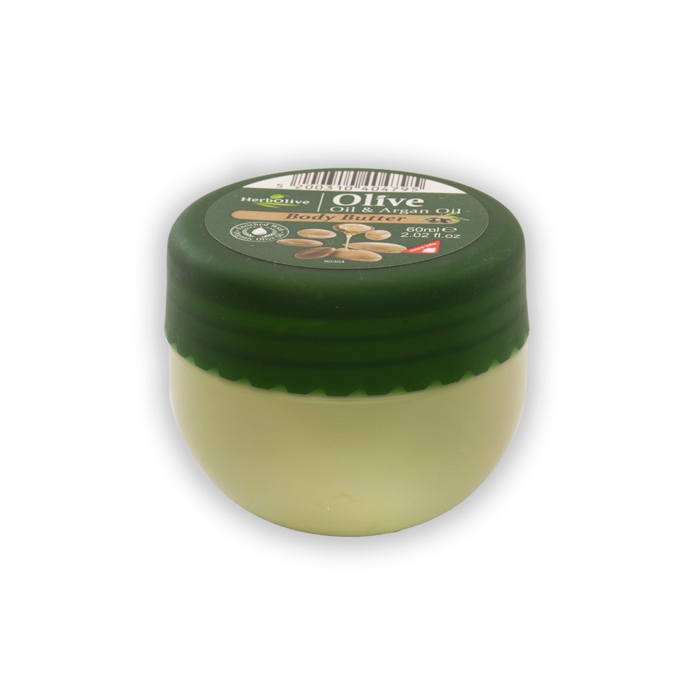 Madis Herbolive Body butter argan oil mini - Telové maslo s arganovým olejom mini  60 ml