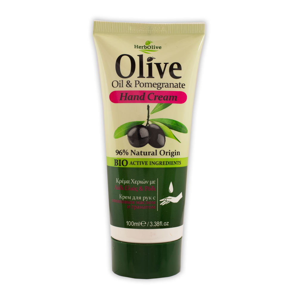 Madis Herbolive Hand cream pomegranate - Krém na ruky s granátovým jablkom  100 ml