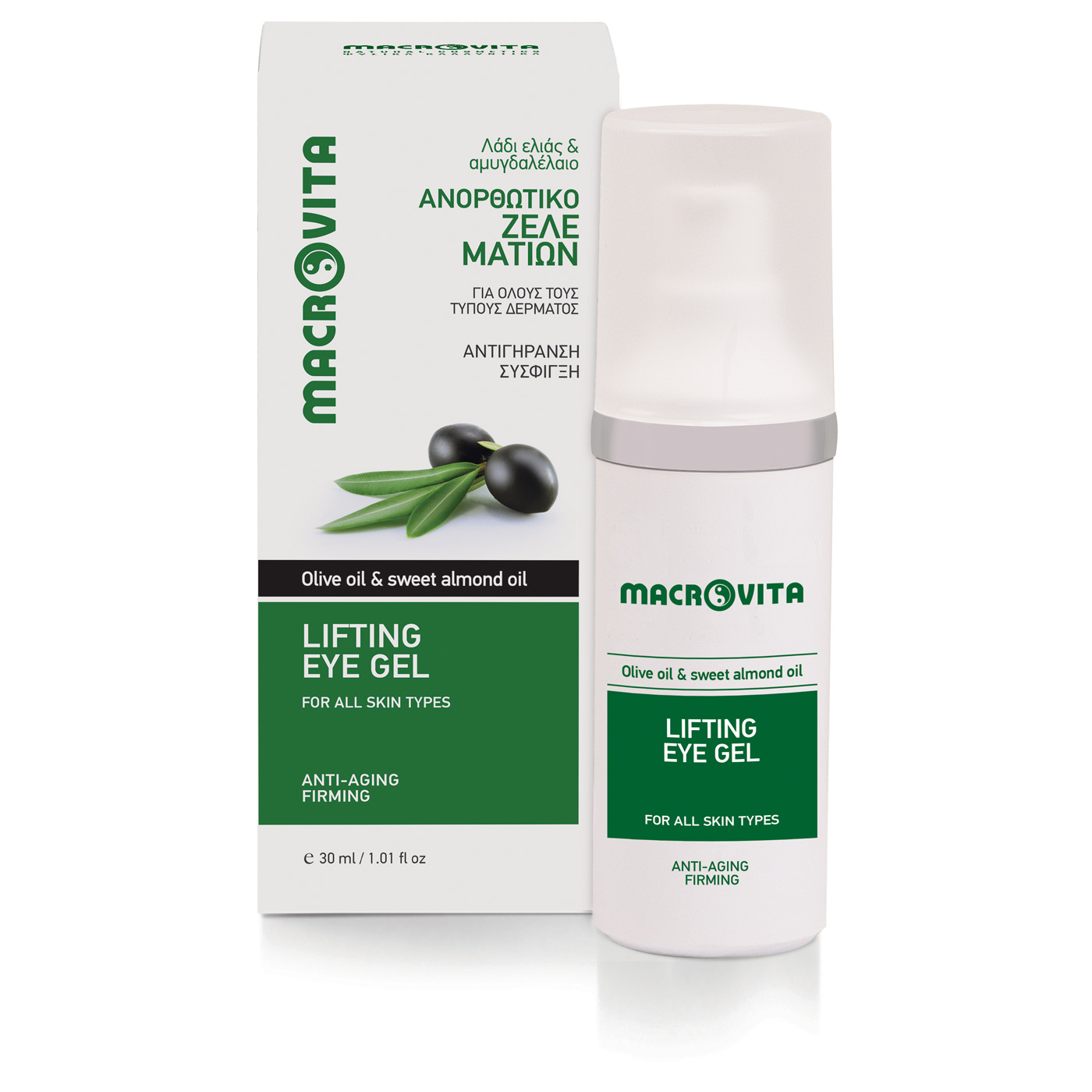 Macrovita Olive Oil Lifting eye gel - Liftingový očný gél  30 ml