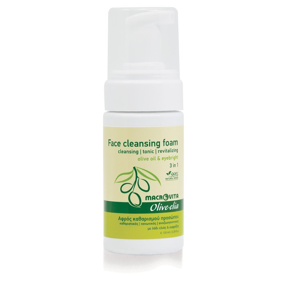 Macrovita Olive-Elia Face cleansing foam 3 in 1 - Čistiaca pena na tvár 3 v 1  100 ml