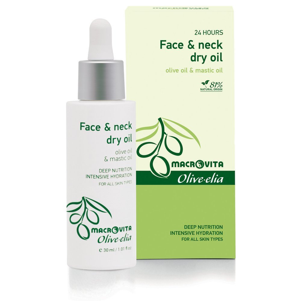 Macrovita Olive-Elia Face & neck dry oil - Suchý olej na tvár a krk  30 ml