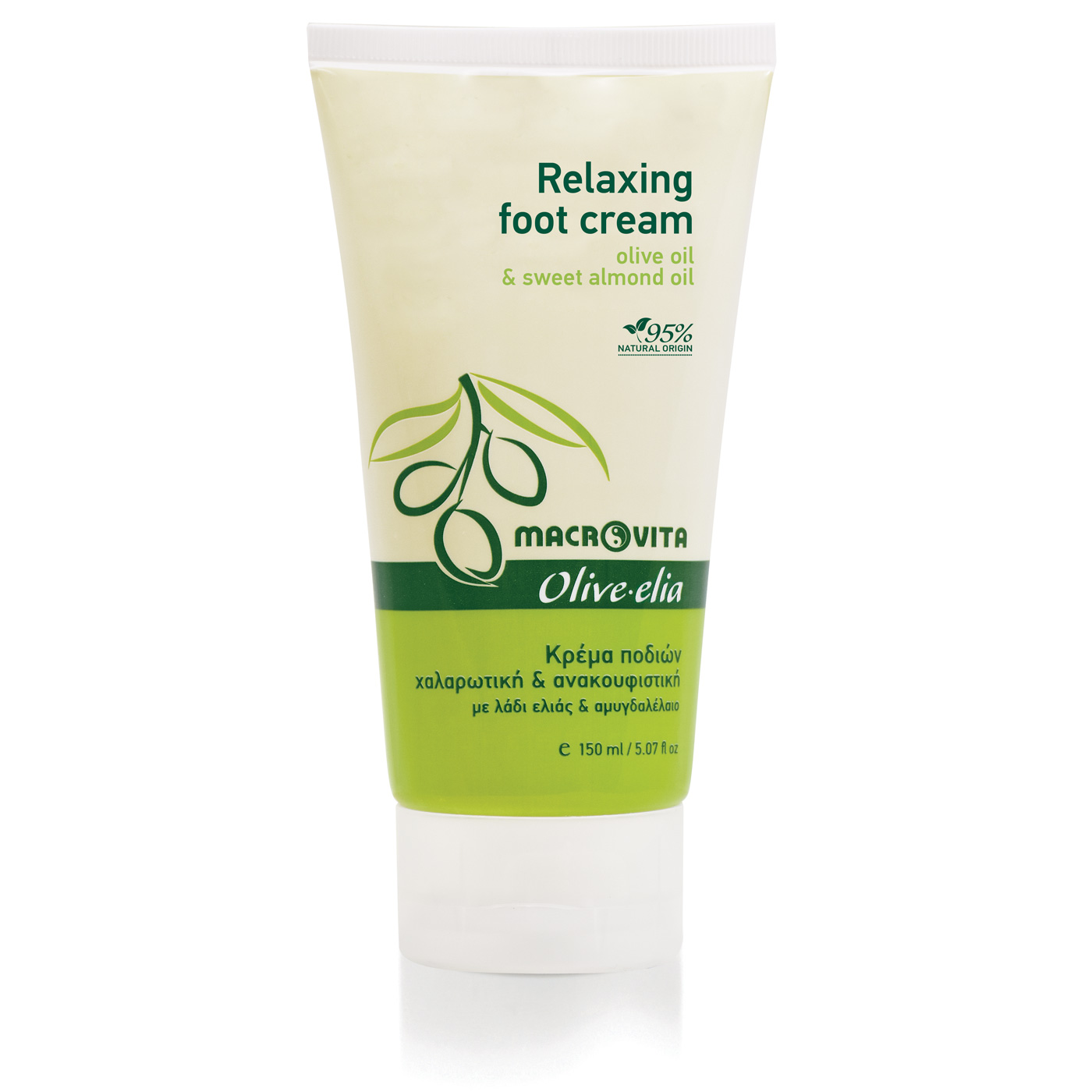 Macrovita Olive-Elia Relaxing foot cream - Relaxačný krém na nohy  150 ml