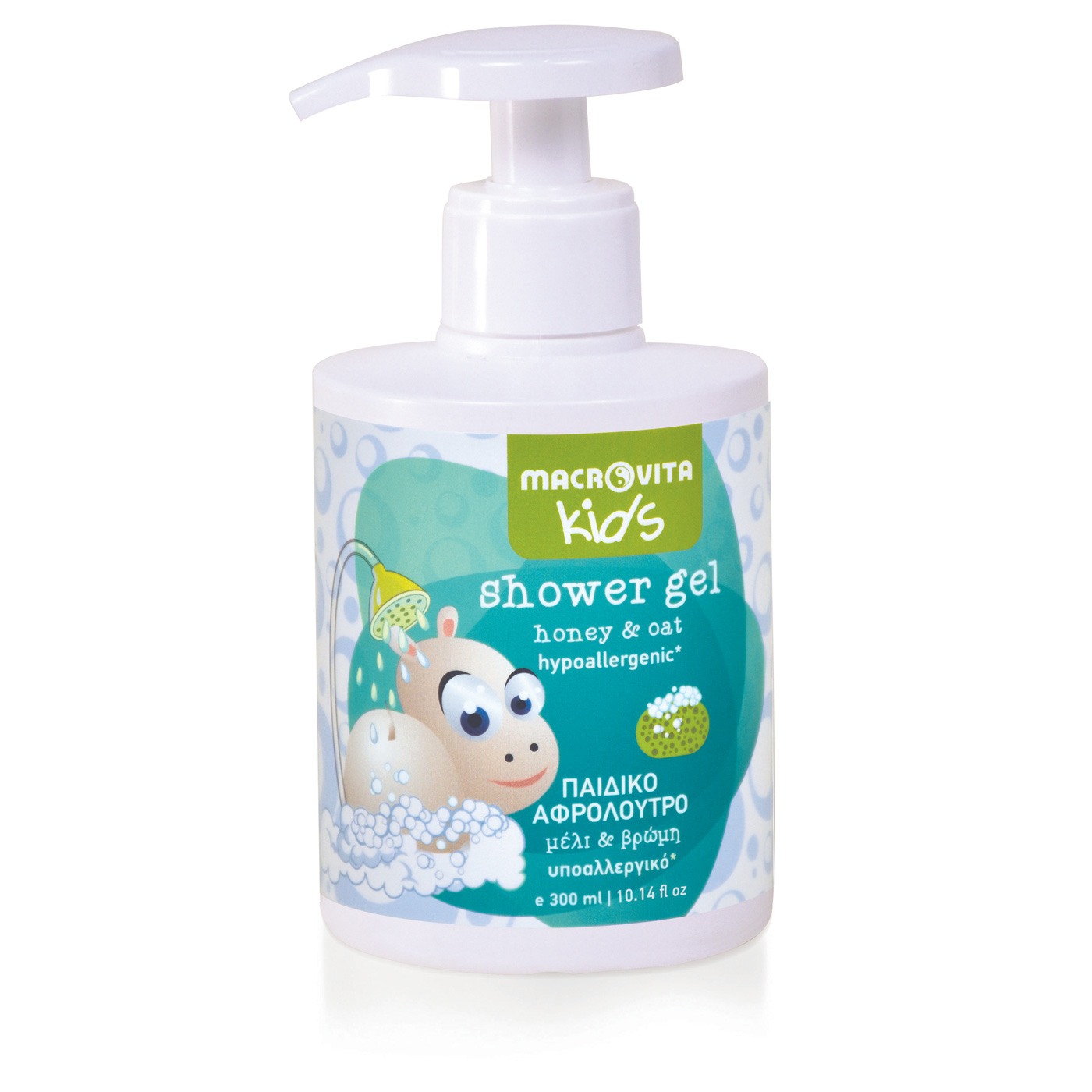 Macrovita Hippo Kid Shower gel for kids - Sprchovací gél pre deti 3+  300 ml