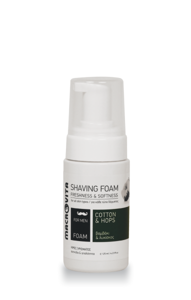 Macrovita Cotton product line for men Shaving foam - Pena na holenie  100 ml