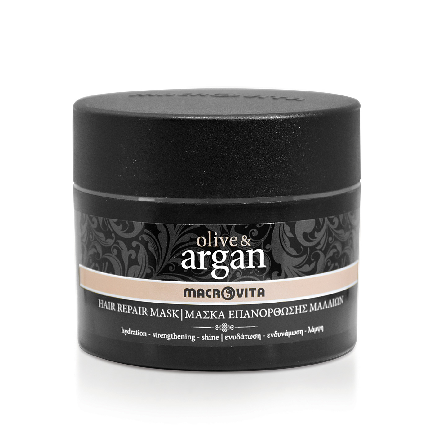Macrovita Olive & Argan Hair repair mask - Maska na vlasy  200 ml