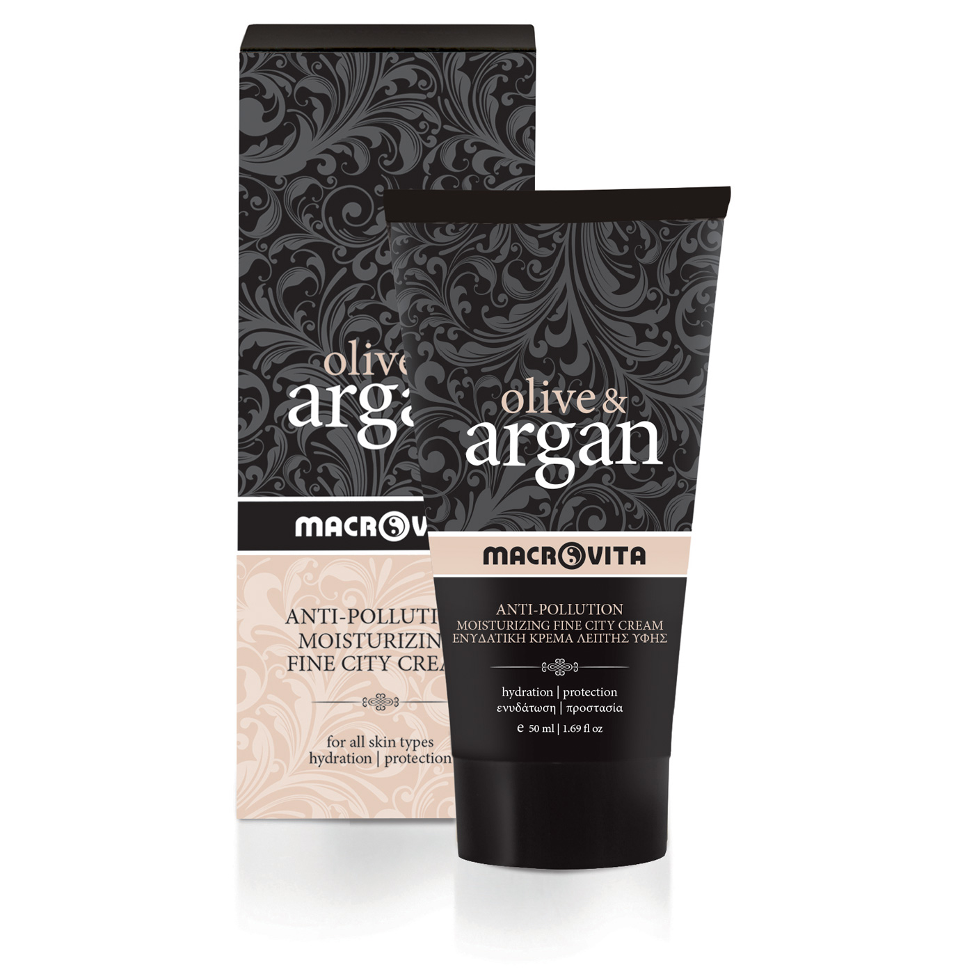 Macrovita Olive & Argan Anti-Pollution moisturizing fine city cream - Jemný hydratačný krém  50 ml