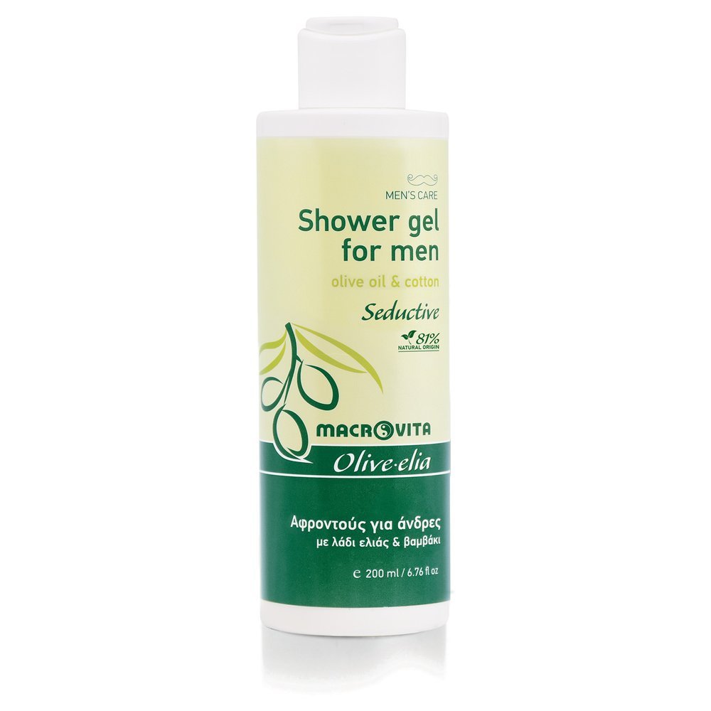 Macrovita Olive-Elia Shower gel for men seductive - Sprchovací gél pre mužov  200 ml