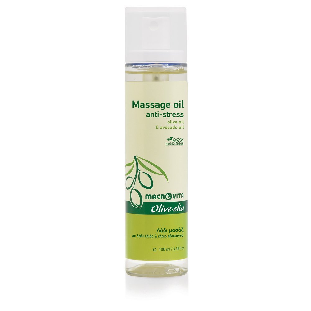 Macrovita Olive-Elia Massage oil anti.stress - Masážny olej proti stresu  100 ml