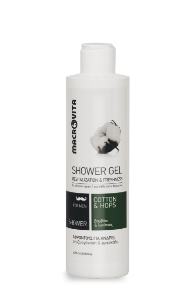 Macrovita Cotton product line for men Shower gel for men - Sprchovací gél pre mužov  250 ml