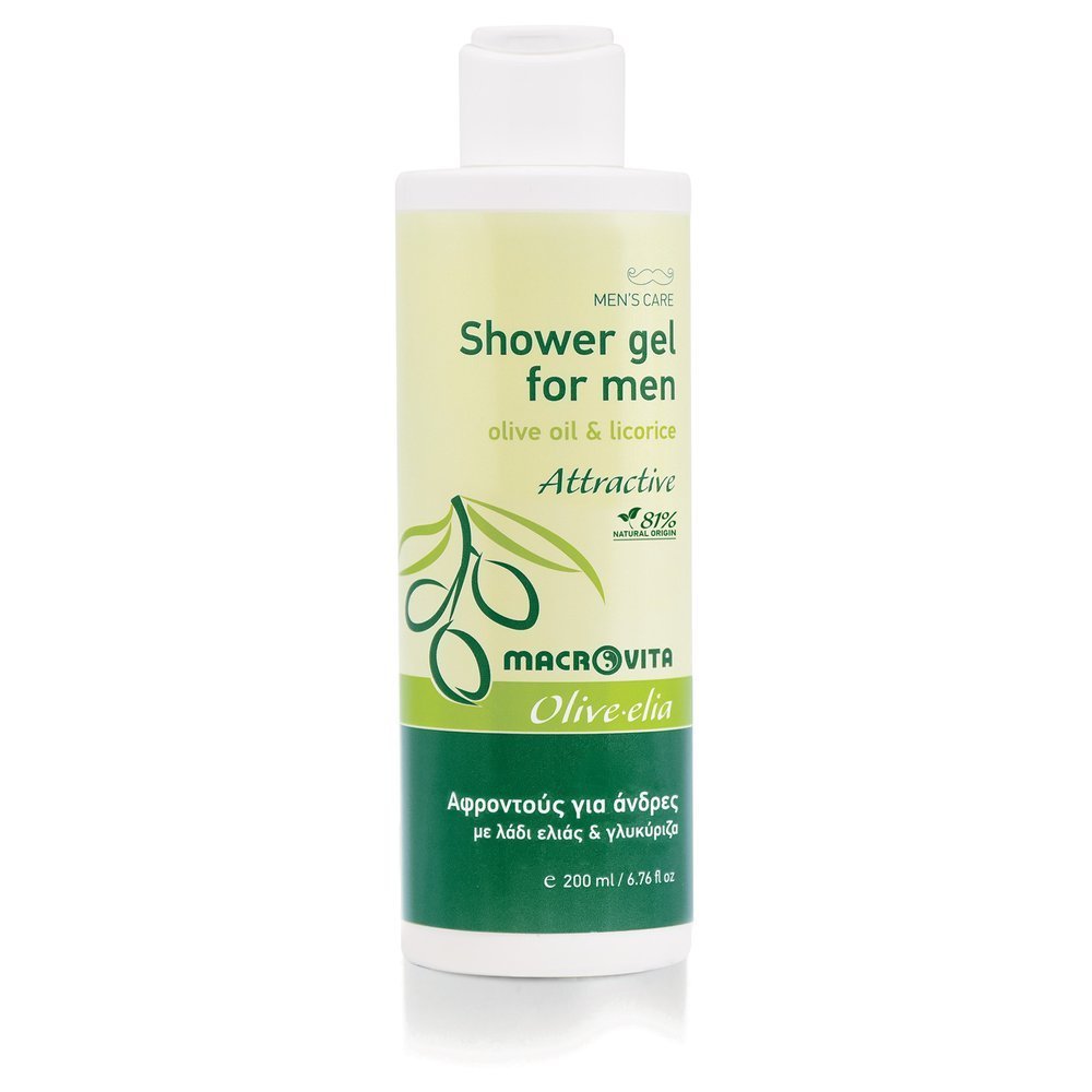 Macrovita Olive-Elia Shower gel for men attractive - Sprchovací gél attractive  200 ml