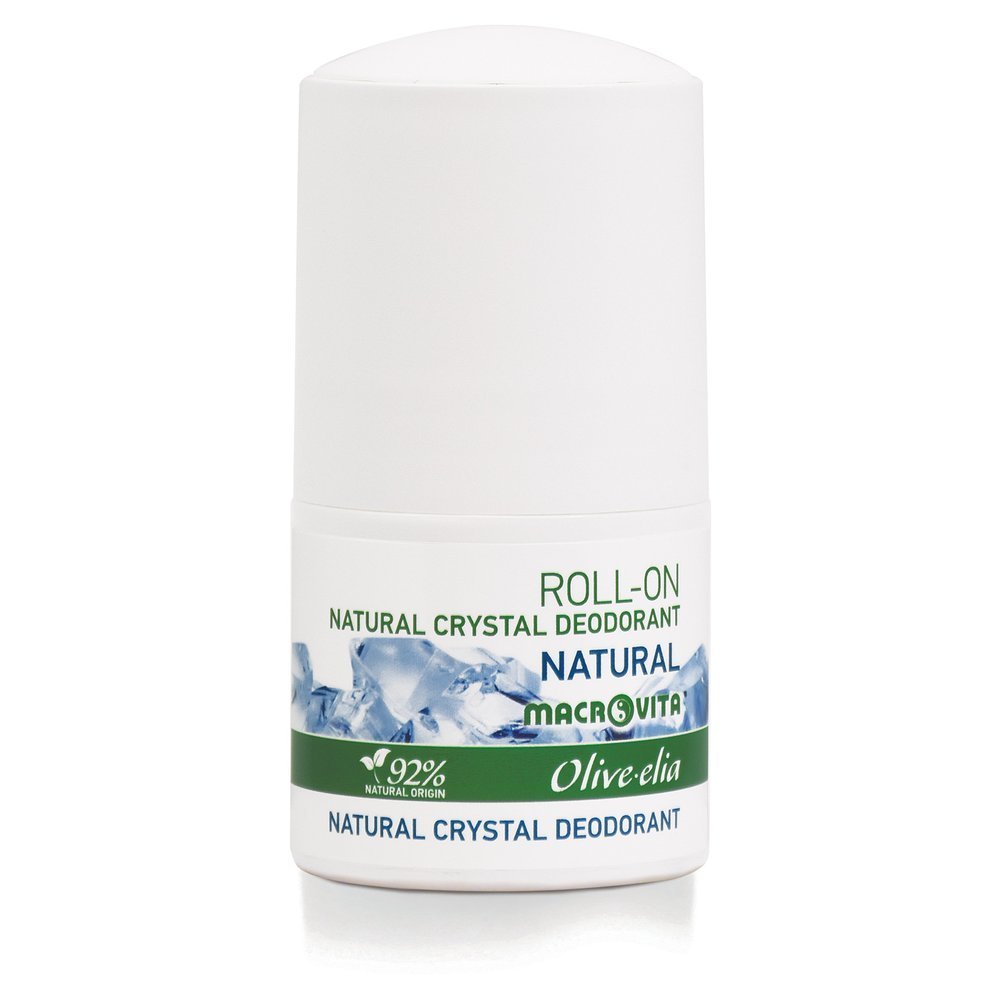 Macrovita Olive-Elia Natural crystal deodorant roll-on natural - Prírodný guľôčkový dezodorant natural  50 ml