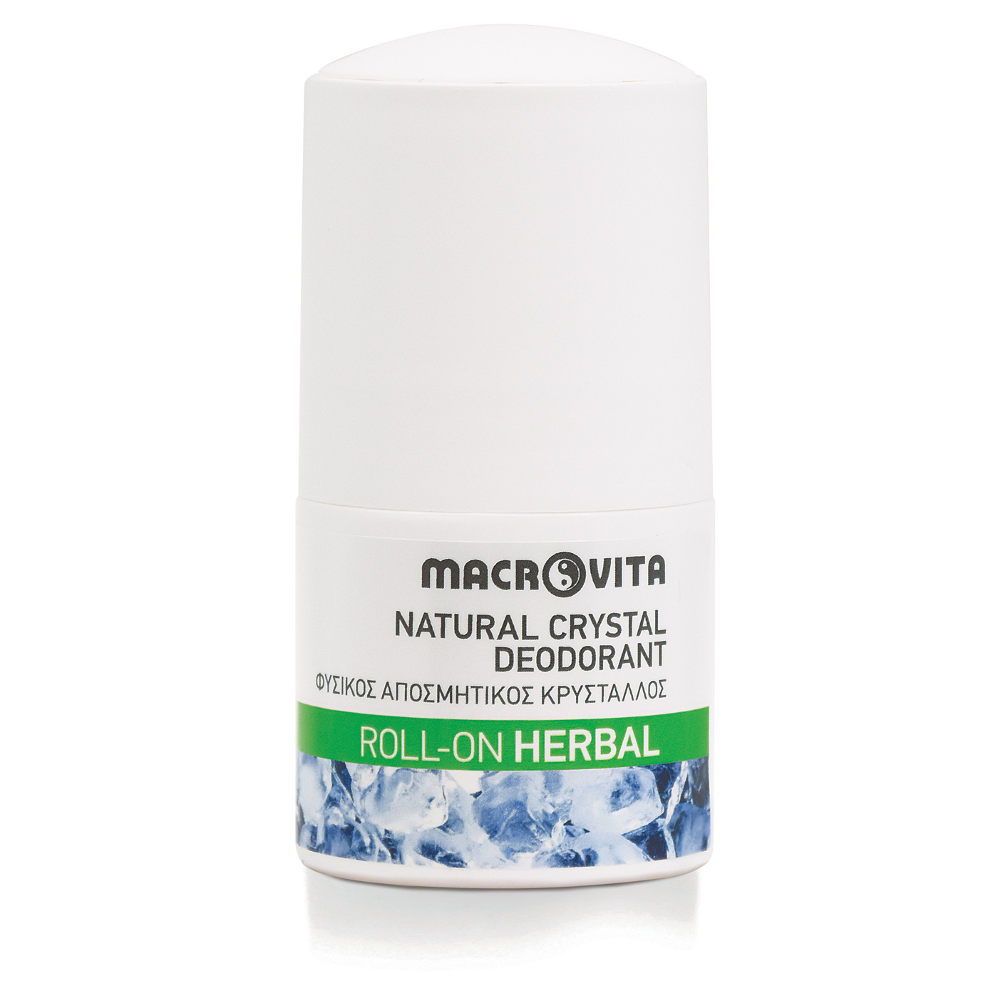 Macrovita Natural Crystal Deodorants Natural crystal deodorant roll-on herbal - Prírodný guľôčkový dezodorant s bylinkovou vôňou  50 ml