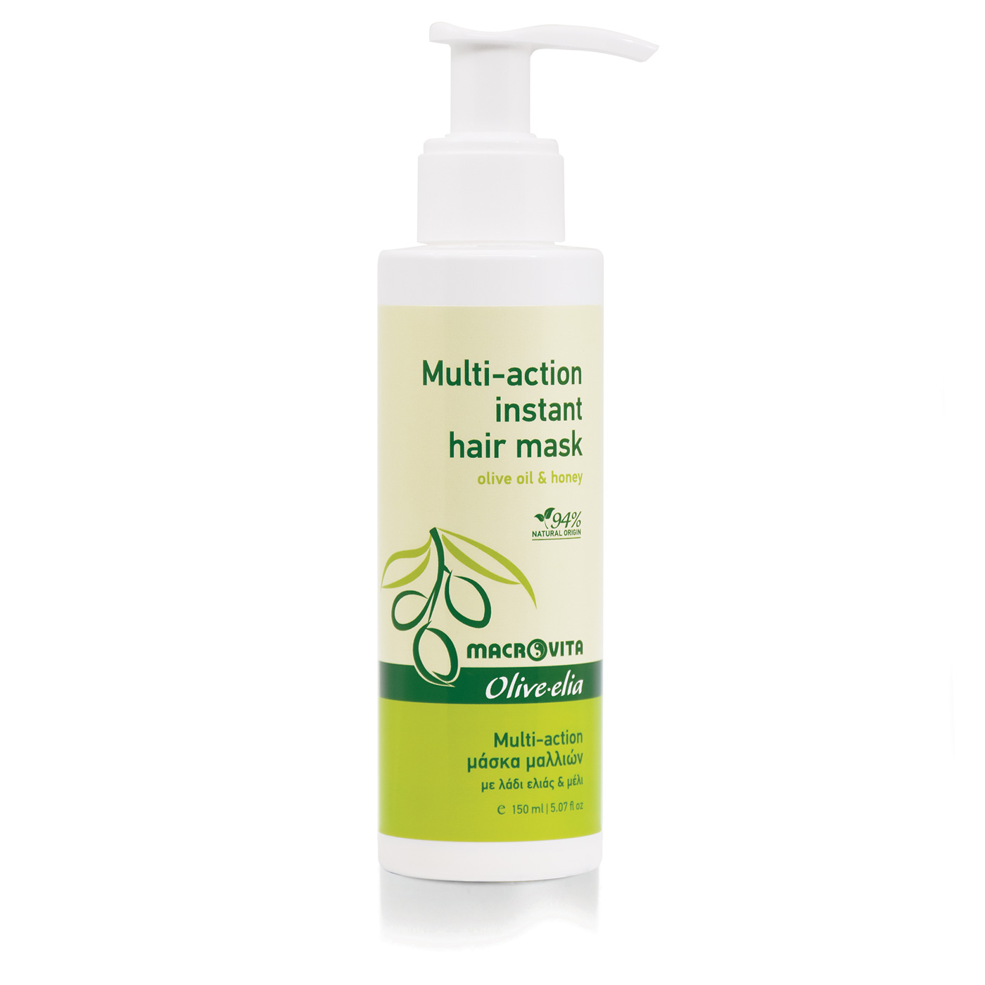 Macrovita Olive-Elia Multi-action instant hair mask - Okamžitá viac-účinná maska na vlasy  150 ml