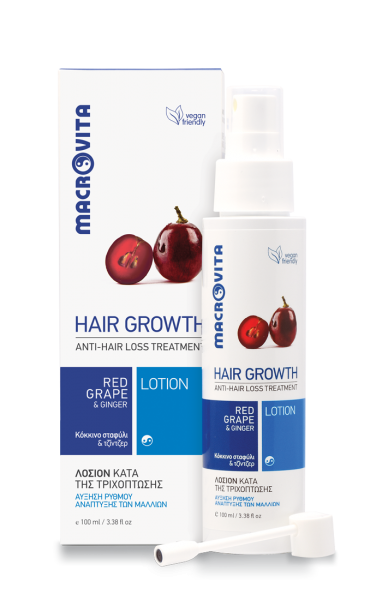 Macrovita Red Grape Hair growth lotion - Vlasové mlieko na podporu rastu vlasov  100 ml