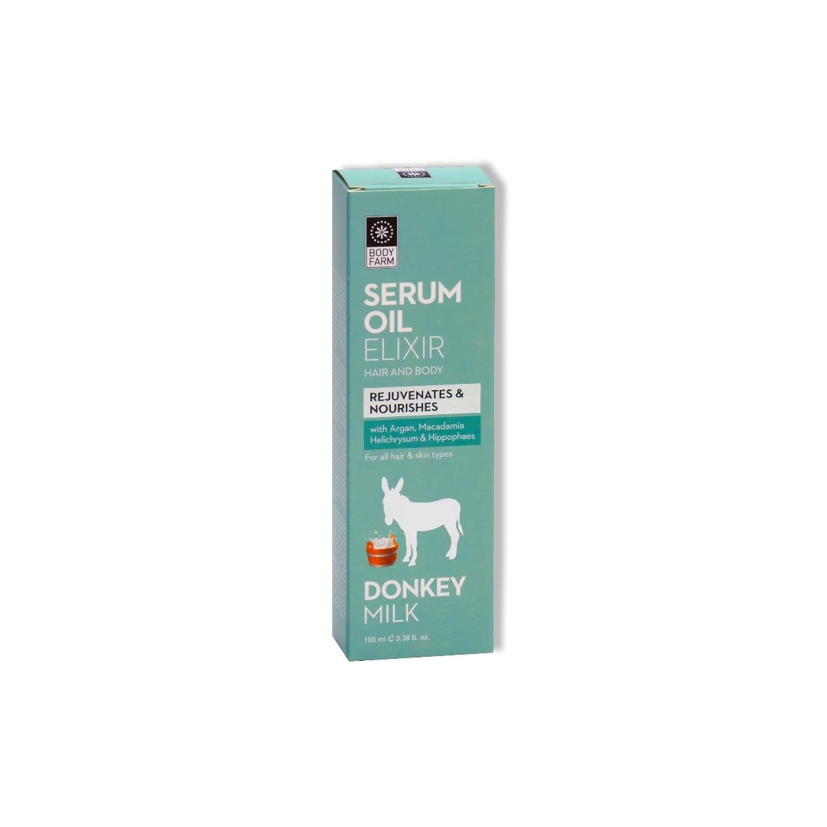 BodyFarm Donkey milk Serum oil for hair & body - Olejové sérum na vlasy a telo