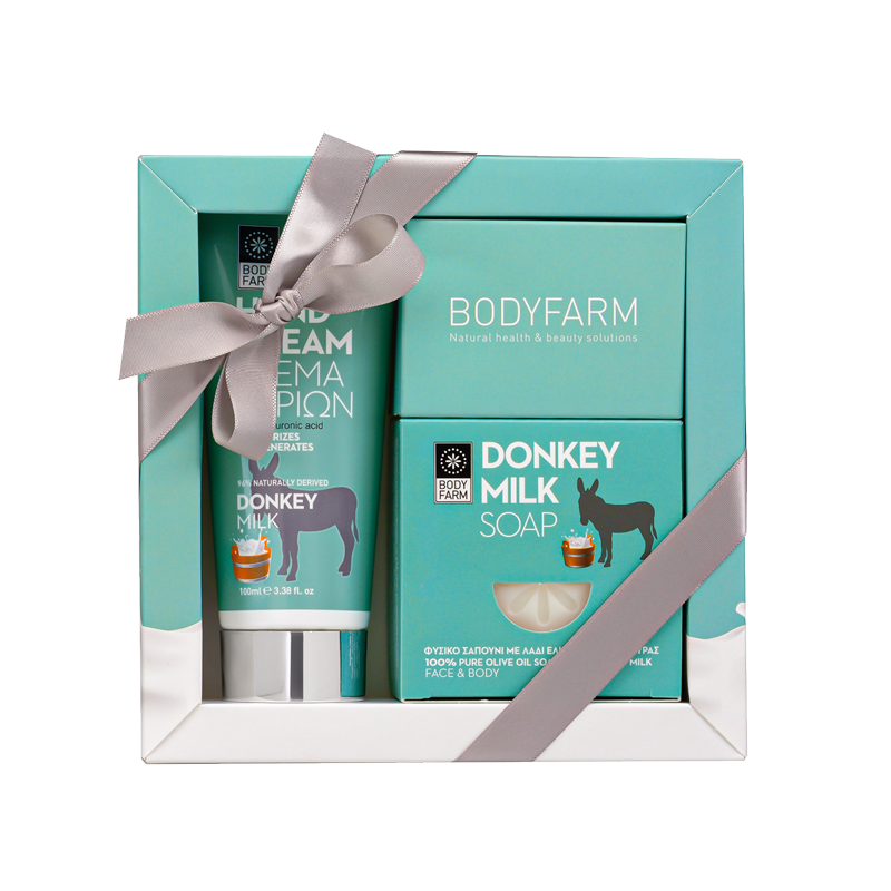 BodyFarm Donkey milk Mini Gift Set - Donkey milk Mini darčekový set I  100 ml + 110 g