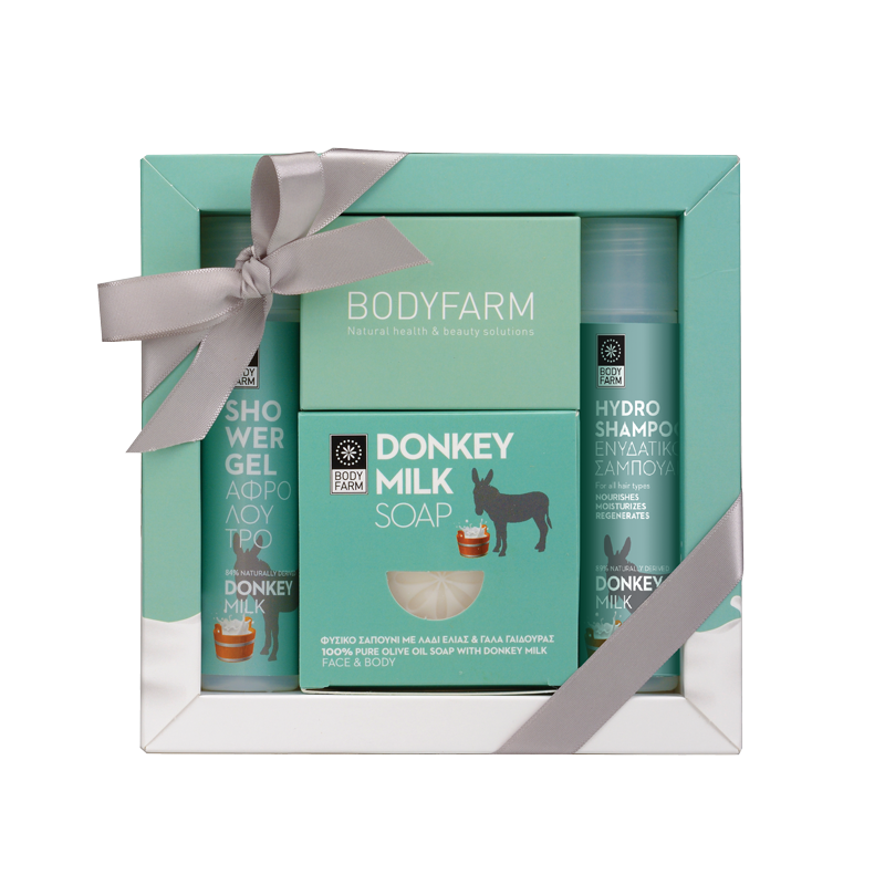 BodyFarm Donkey milk Mini gift set - Donkey milk Mini darčekový set II - 50 ml + 50 ml + 110 g