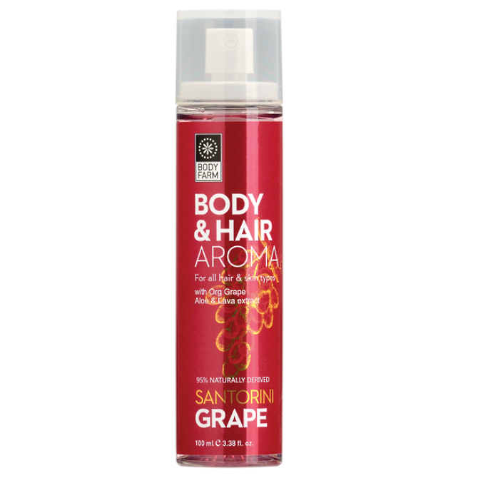 BodyFarm Santorini grape Body & hair aroma - Telový a vlasový sprej  100 ml