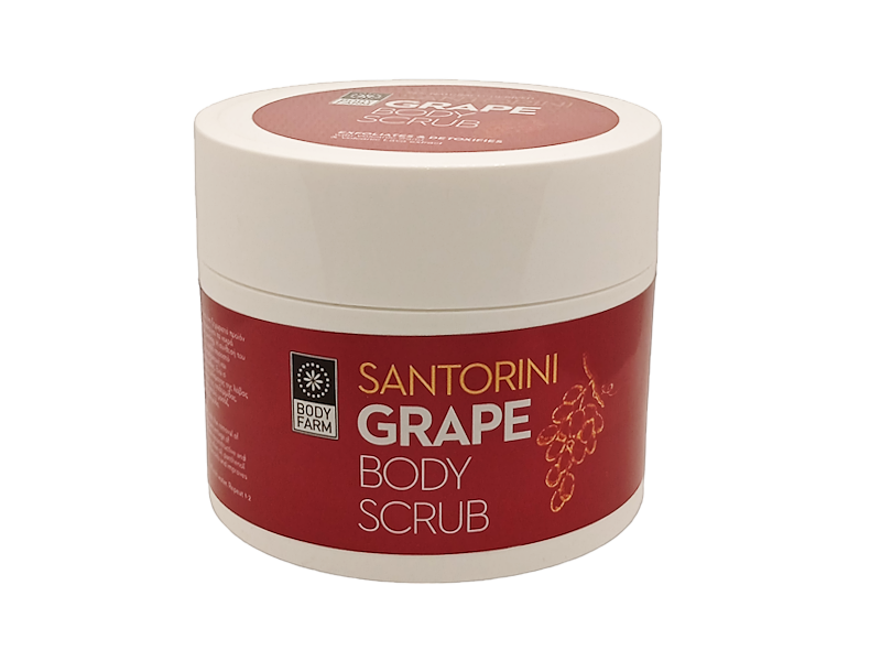 BodyFarm Santorini grape Body scrub - Telový peeling  200 ml