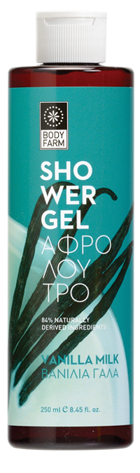 Vanilla-milk shower gel Bodyfarm - Sprchovací gél s vanilkou a mliekom  250 ml