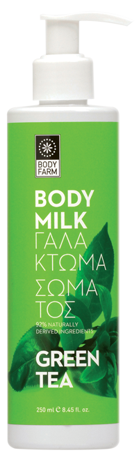 Bodyfarm Green tea body milk - Telové mlieko so zeleným čajom  250 ml