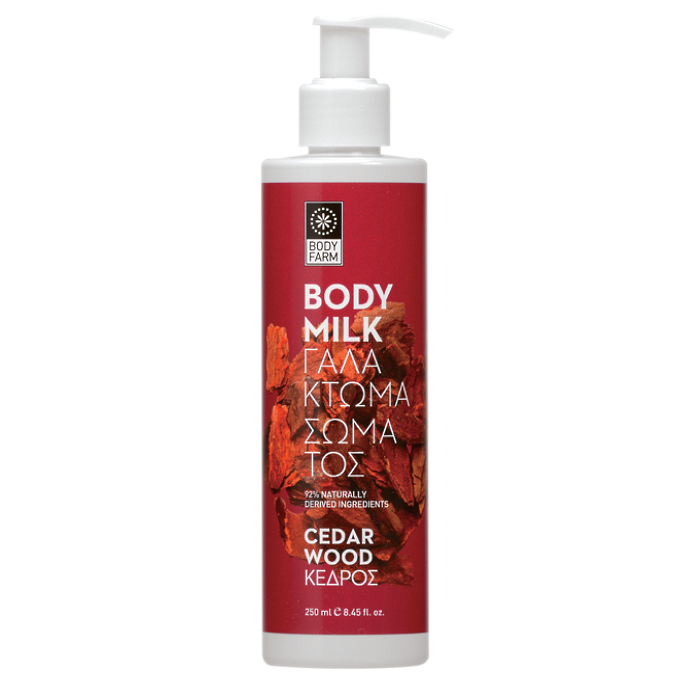 Bodyfarm Cedarwood body lotion - Telové mlieko s cédrovým drevom  250 ml
