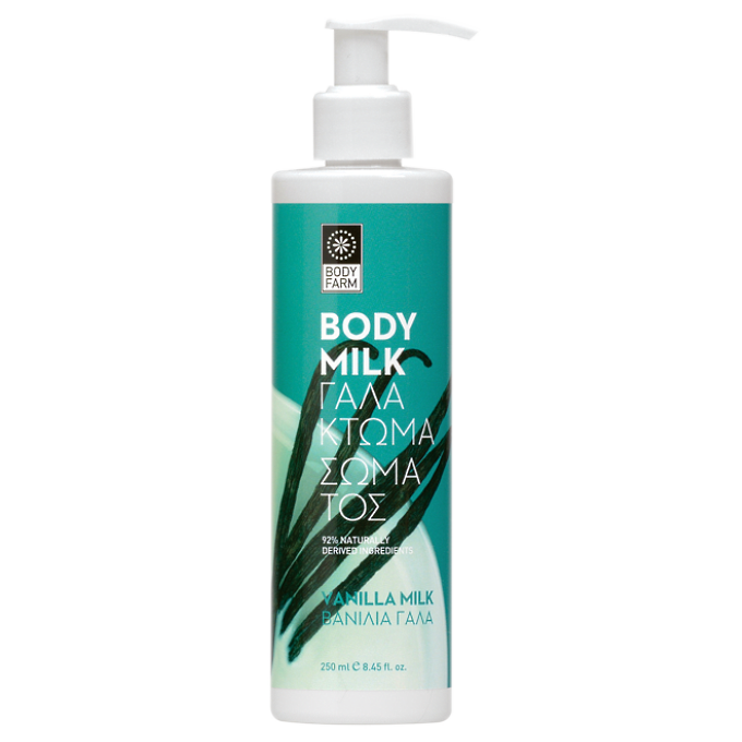 Bodyfarm Vanilla-milk body milk - Telové mlieko s vanilkou a mliekom  250 ml